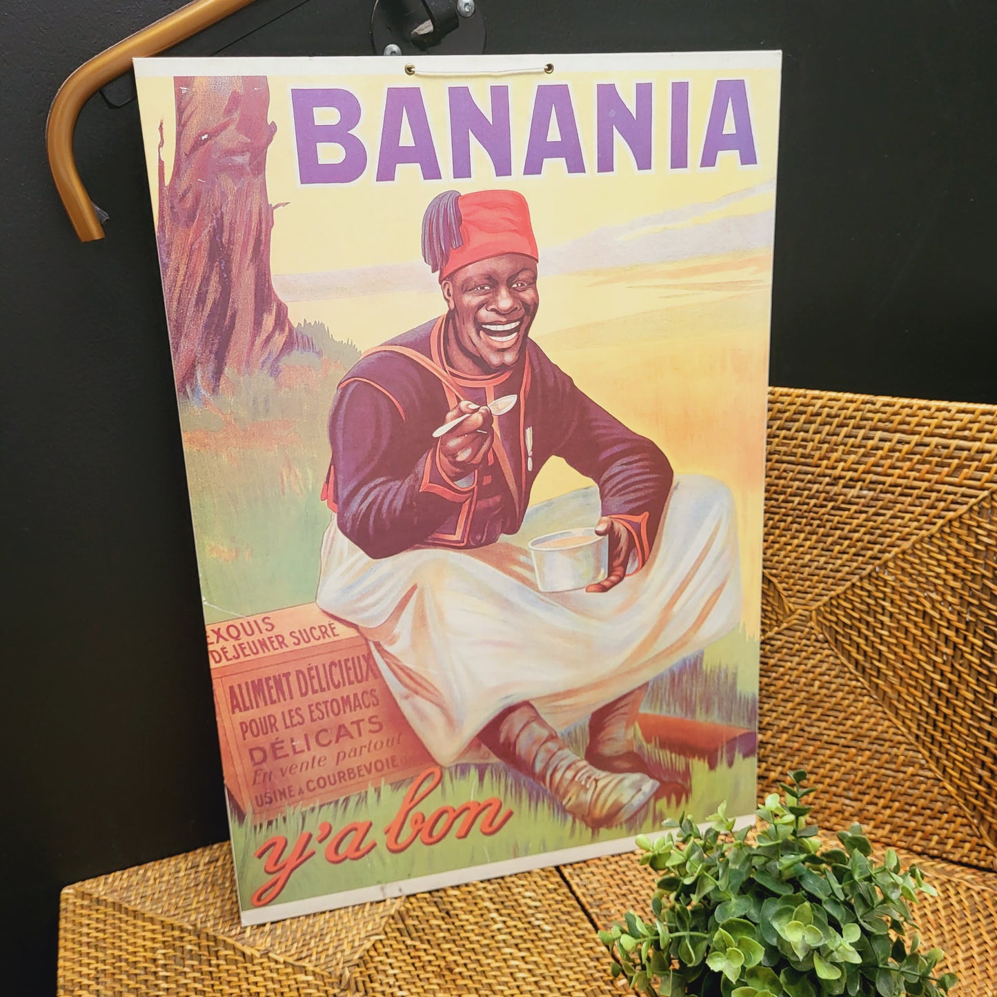 Grande affiche cartonnée Banania