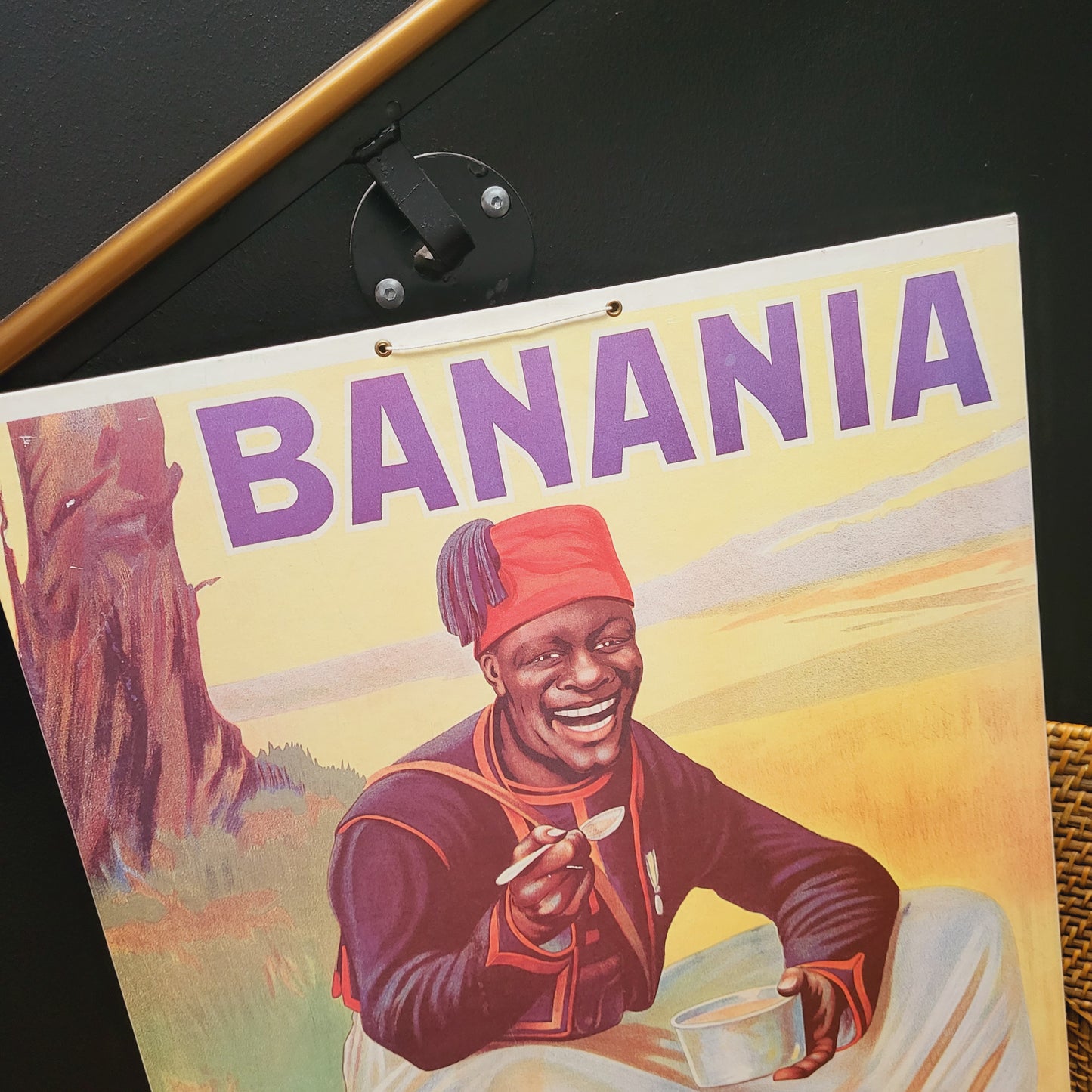 Grande affiche cartonnée Banania